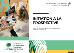 Initiation à la prospective