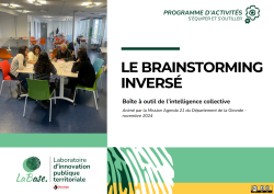 Méthode du brainstorming inversé